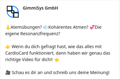 GimmiSys bei LinkedIn